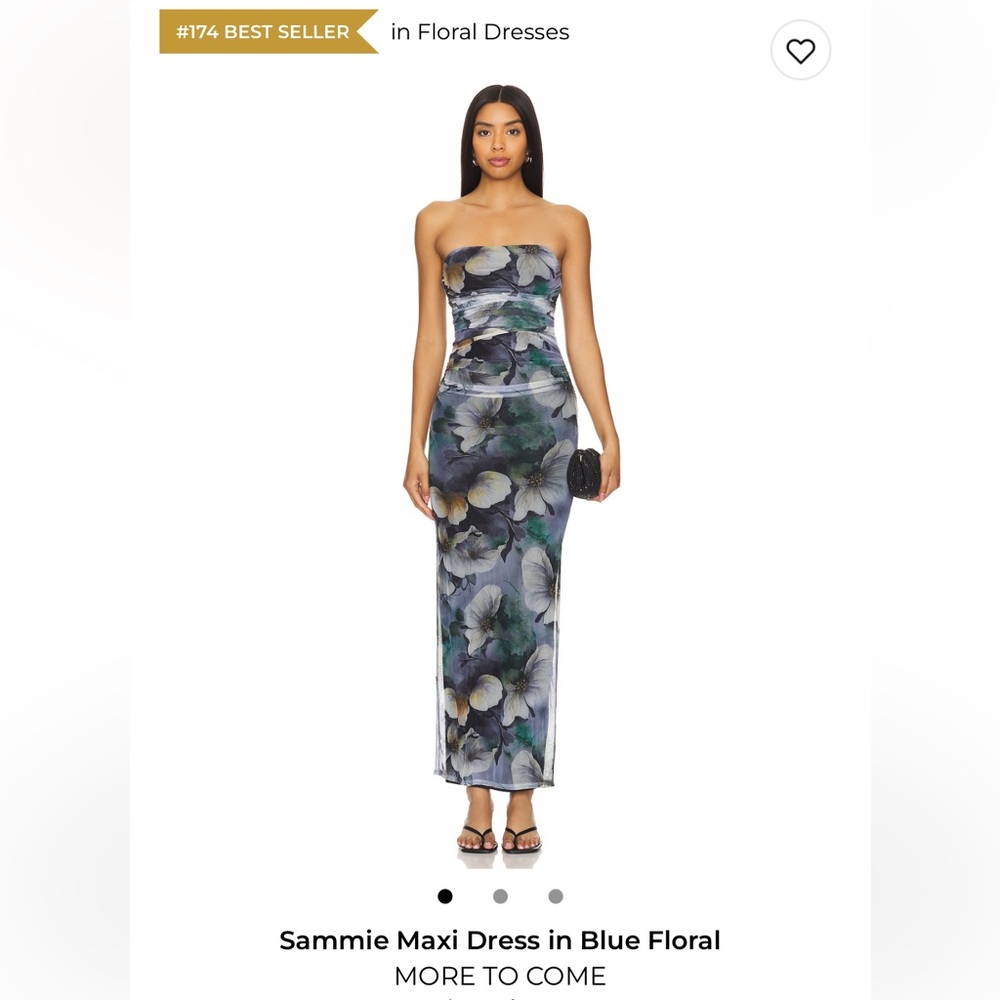Sammie Maxi Dress - Blue Floral